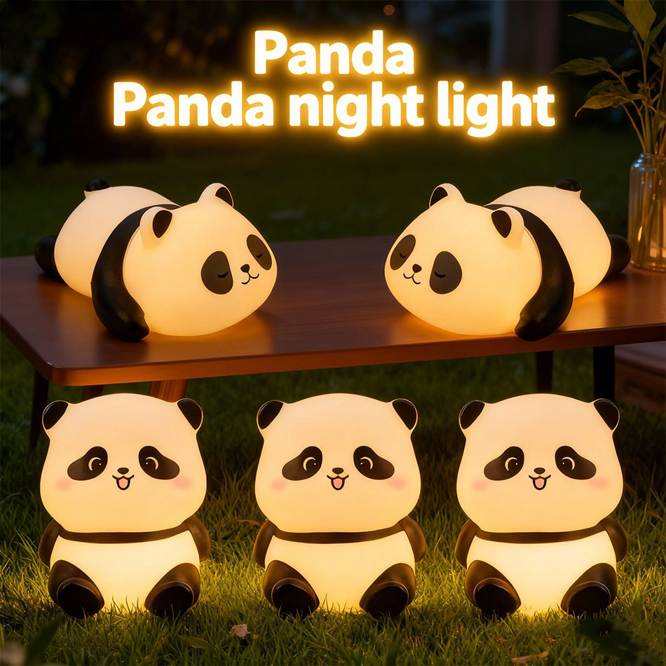 3D Printing Lamp - High Quality Panda LED Night Light