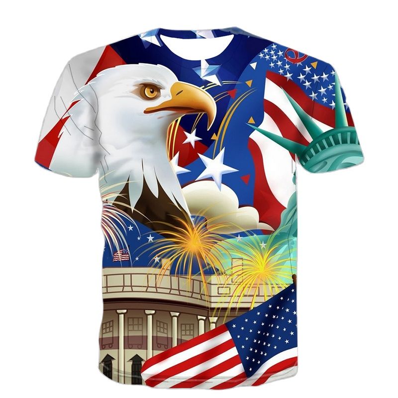 3D Printing Eagle - American Flag Gold Eagle 3D New