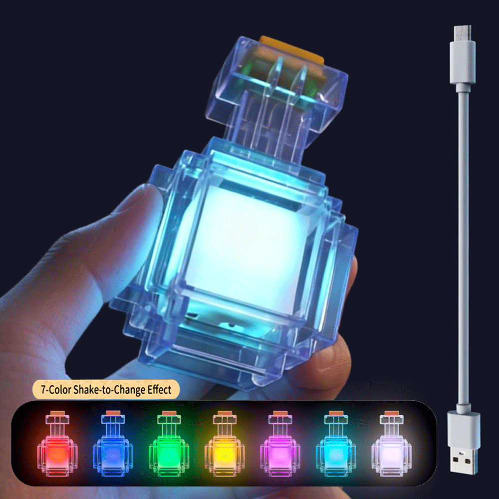 3D Printing Lamp - Rechargeable Night Light 7 Color Liquid
