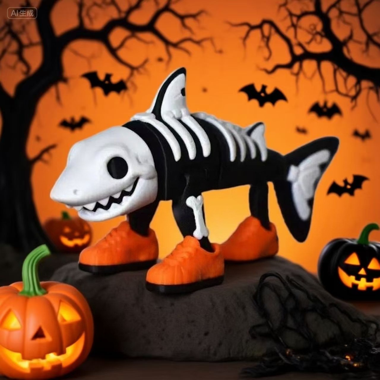 3D Printing Eagle - 1PC Halloween Limited Tralalero Tralala Shark