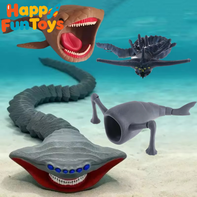 3D Printing Gif - 1/4pcs 3D Printing Sea Eater Action
