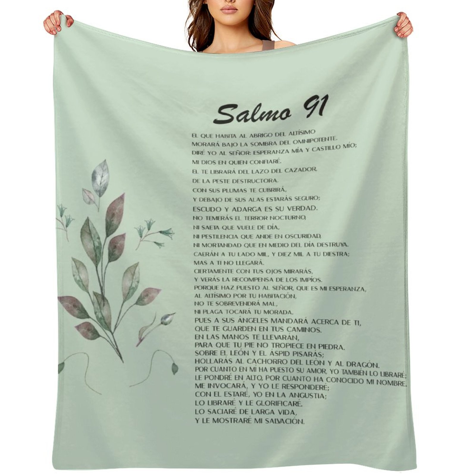Salmo 91, Spanish Bible Verse  - огляд і ціна 3D Printing Verse