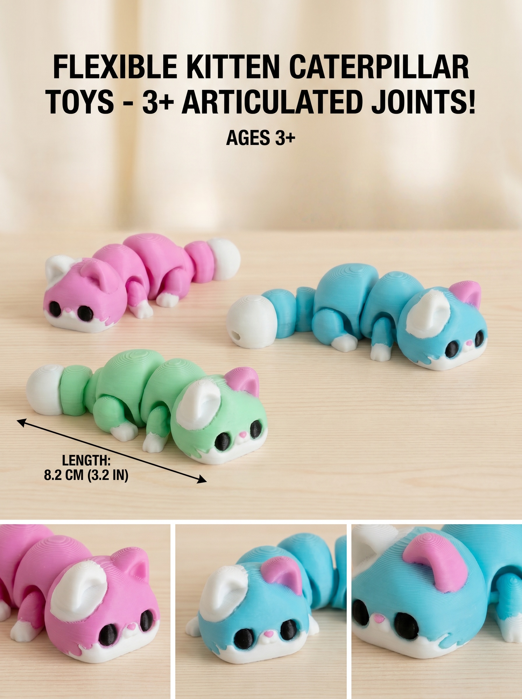 1/3 Piece - 3D Printed Articul - огляд і ціна 3D Printing Gif