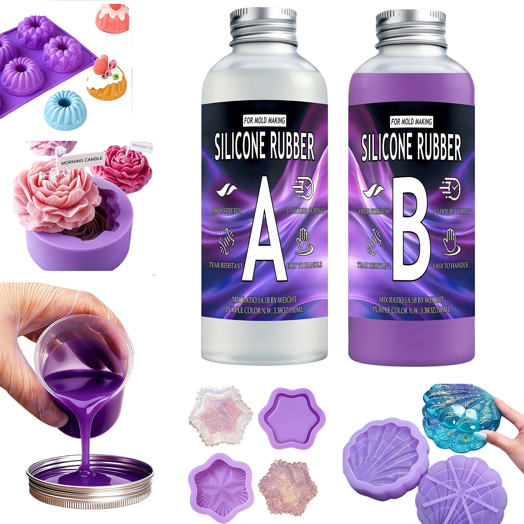 Platinum-cured liquid silicone - огляд і ціна 3D Printing Liquid