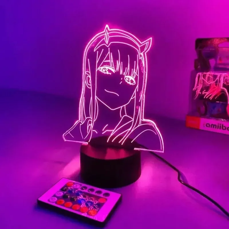 Zero Two Anime Night Light Act - огляд і ціна 3D Printing Lamp