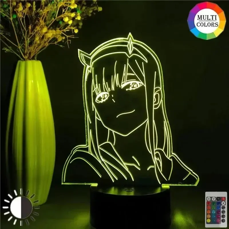Zero Two Anime Night Light Act - огляд і ціна 3D Printing Lamp