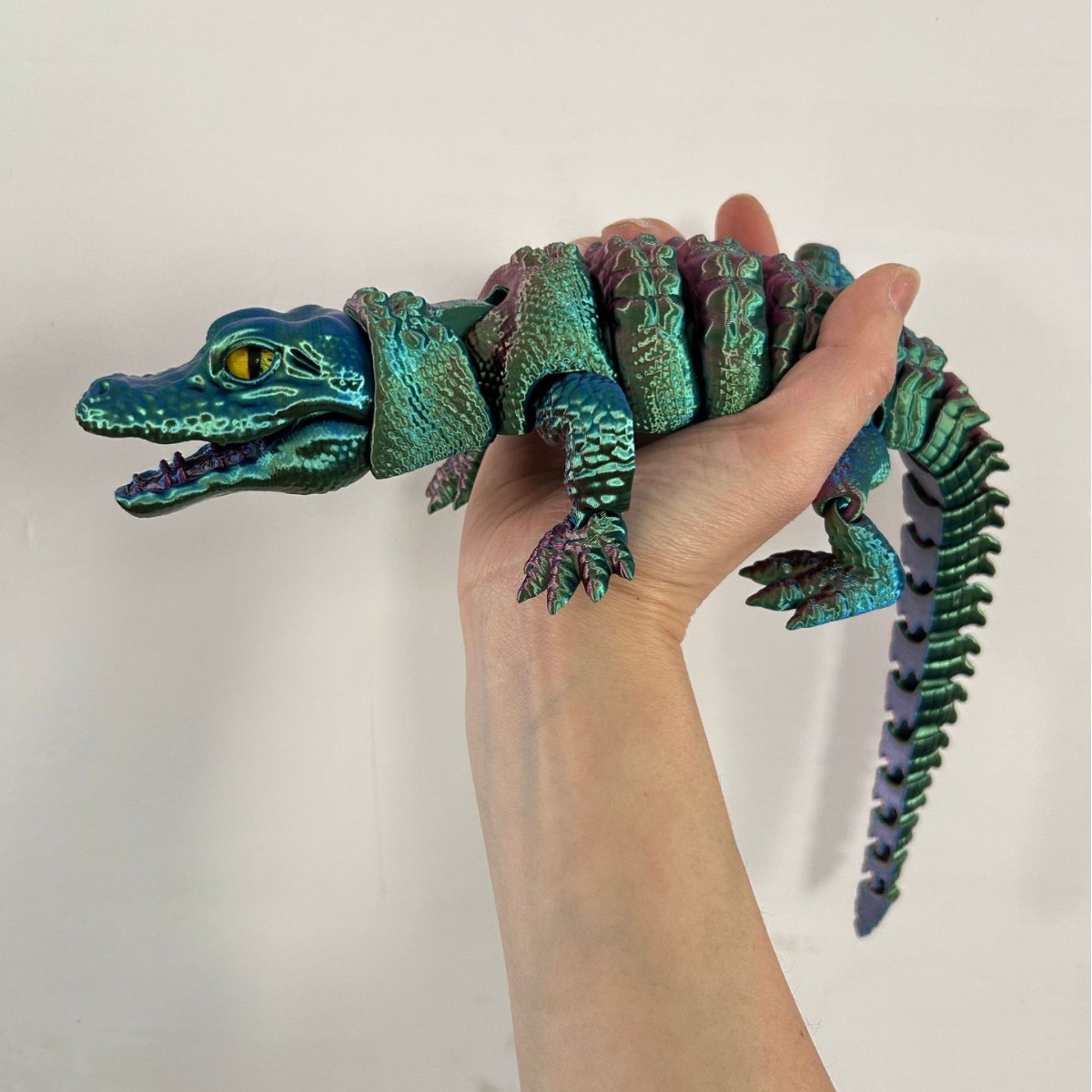 3D Printed Crocodile with Inte - огляд і ціна 3D Printing Gif