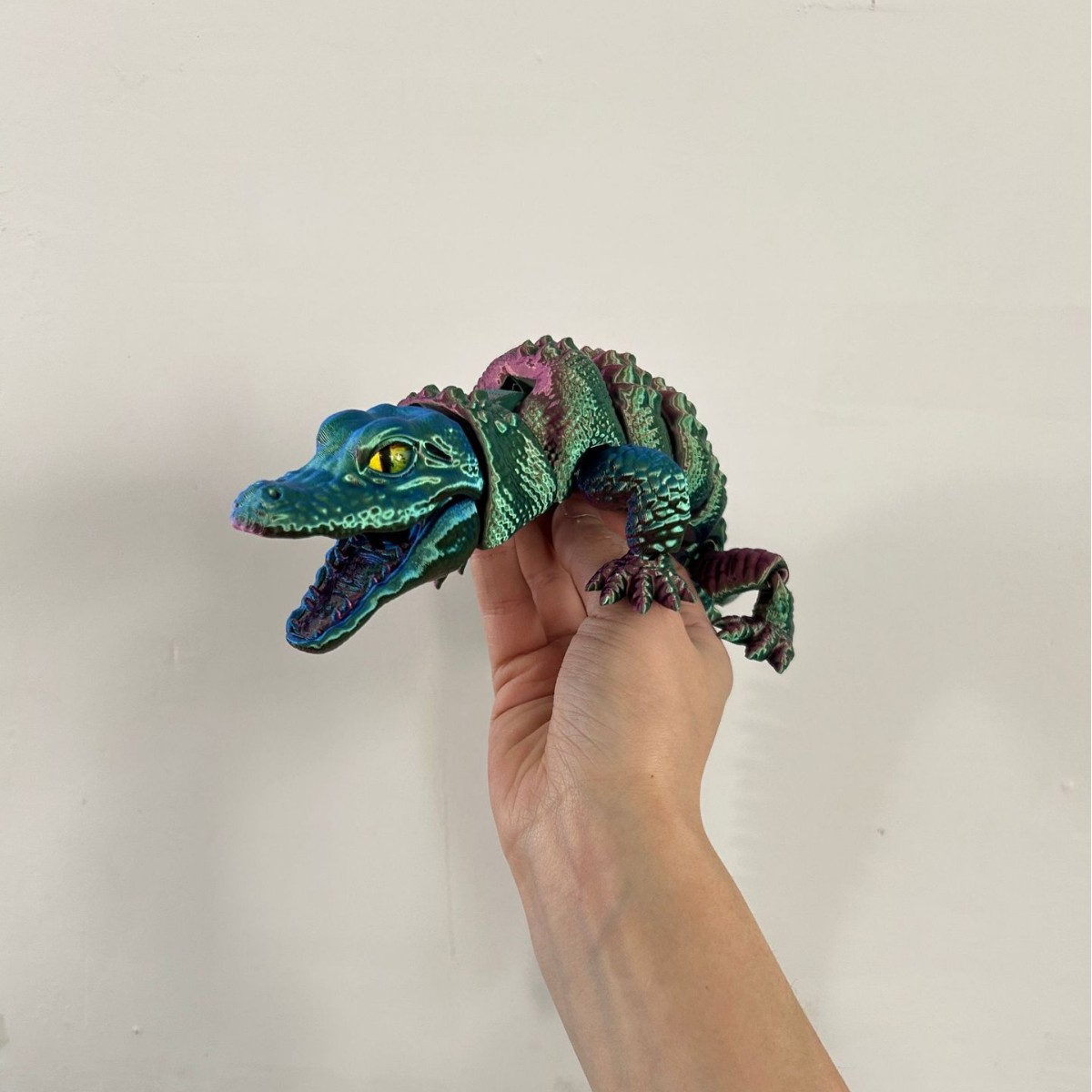 3D Printed Crocodile with Inte - огляд і ціна 3D Printing Gif