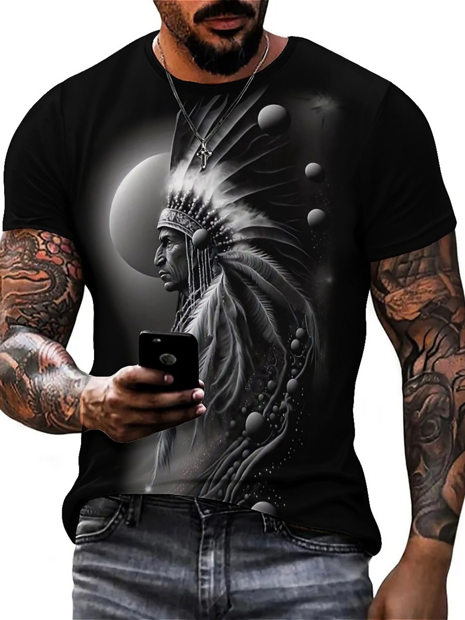 Men's 3D Printed Tribal Chieft - огляд і ціна 3D Printing Design