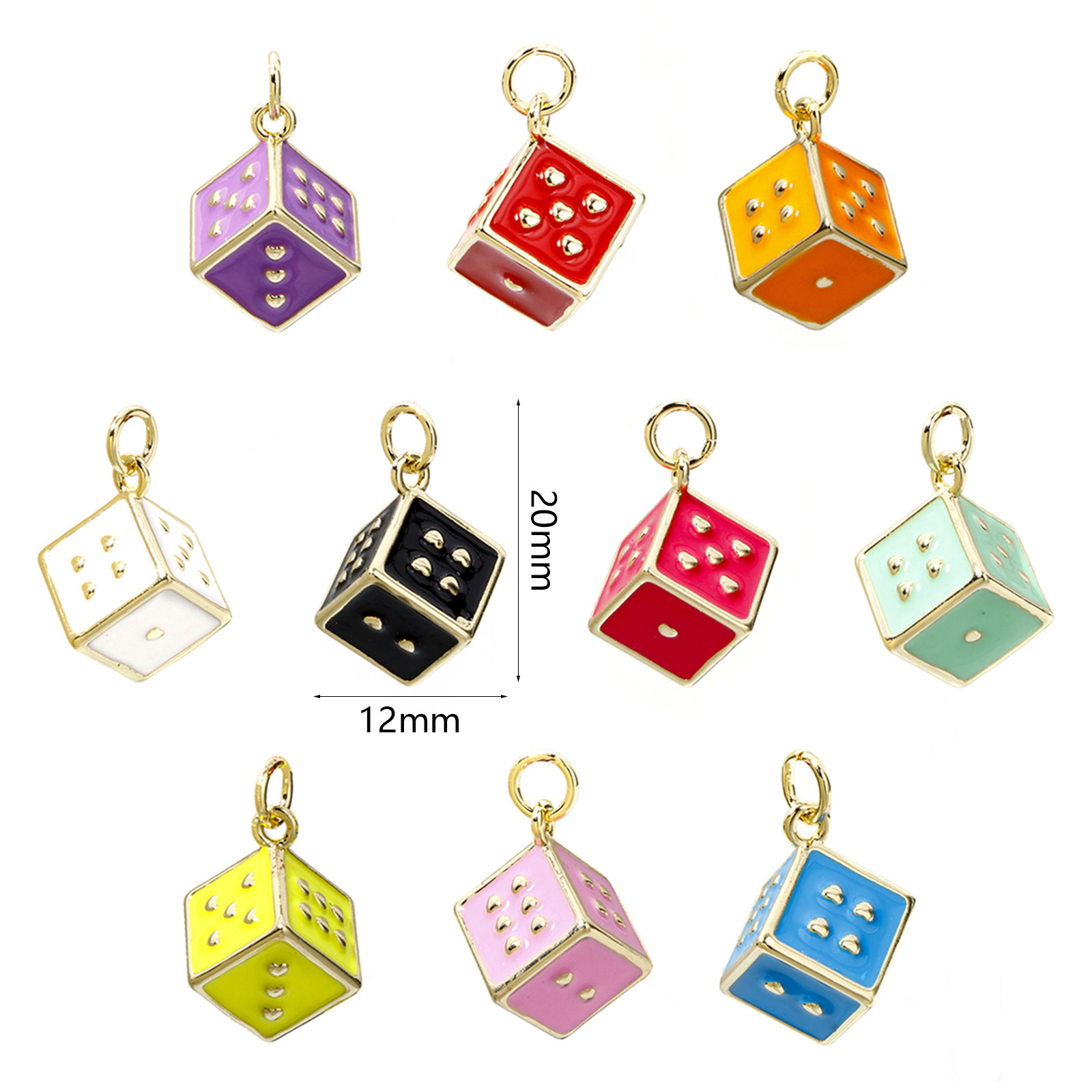 1 Piece Brass Charms 18K Real  - огляд і ціна 3D Printing Jewellery