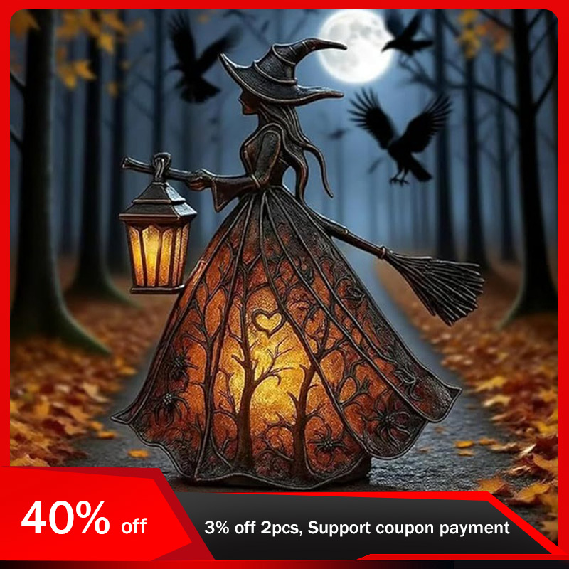 16cm/6.3in Halloween Witch Des - огляд і ціна 3D Printing Lamp