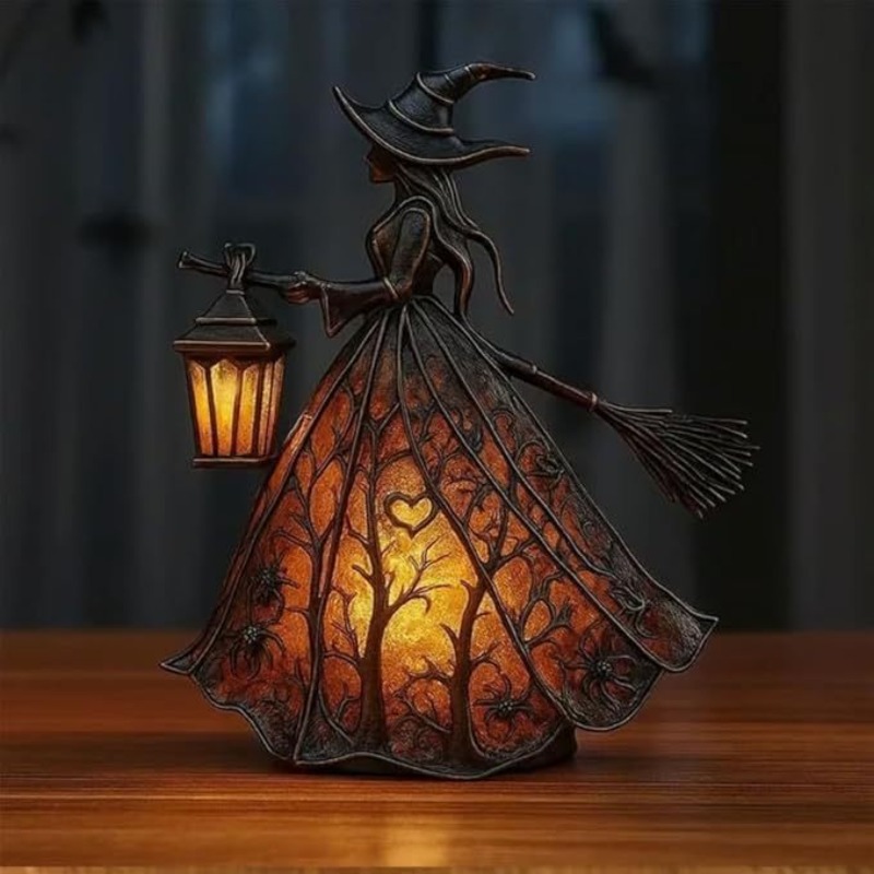 16cm/6.3in Halloween Witch Des - огляд і ціна 3D Printing Lamp