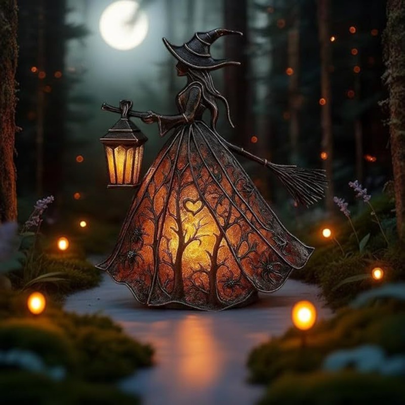 16cm/6.3in Halloween Witch Des - огляд і ціна 3D Printing Lamp