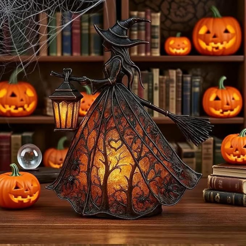 16cm/6.3in Halloween Witch Des - огляд і ціна 3D Printing Lamp