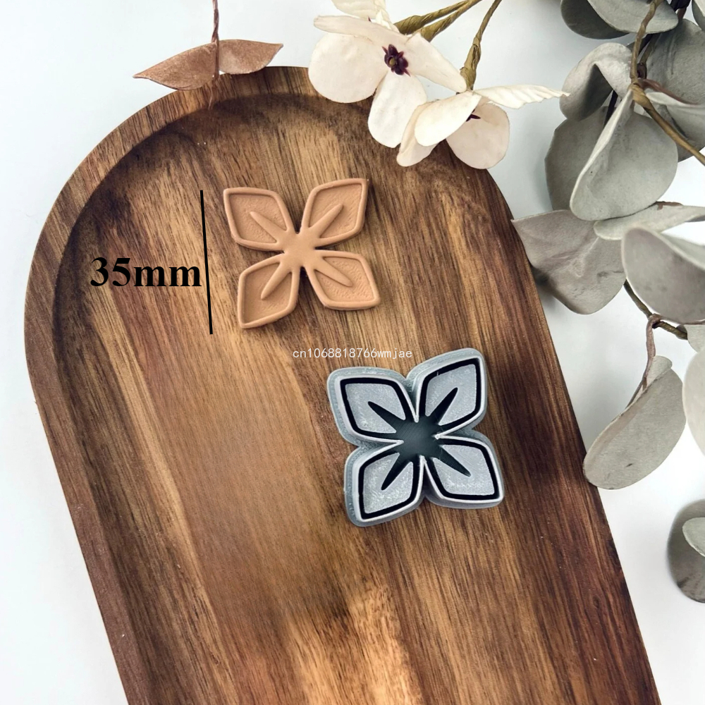 Lily Shape Polymer Clay Cutter - огляд і ціна 3D Printing Jewellery