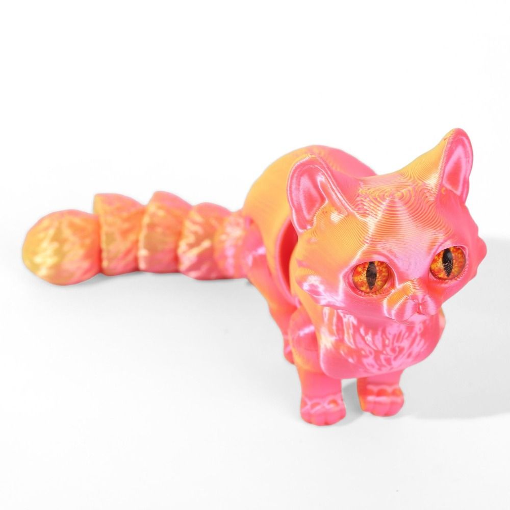 Big Eyes 3D Printed Cat Model  - огляд і ціна 3D Printing Figure