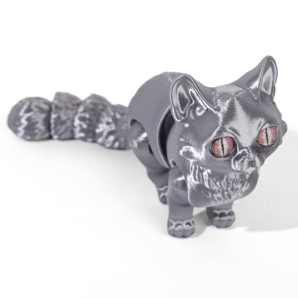 Big Eyes 3D Printed Cat Model  - огляд і ціна 3D Printing Figure