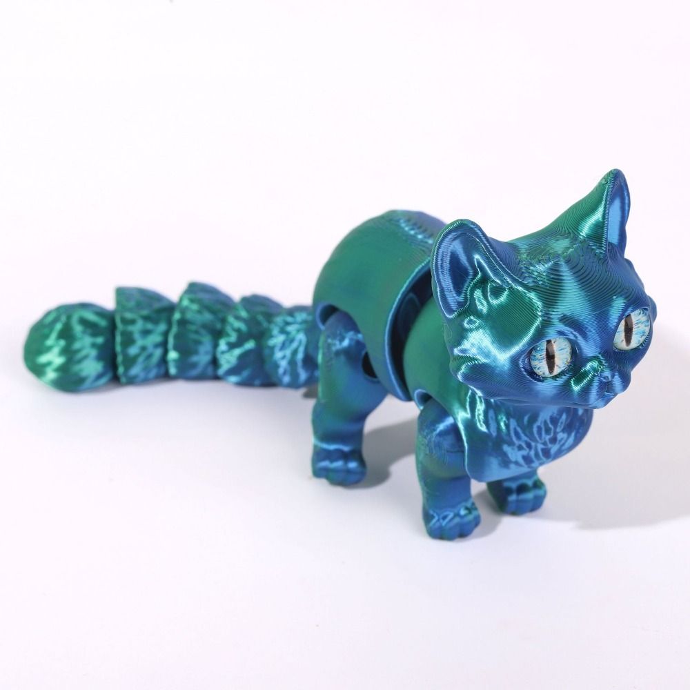 Big Eyes 3D Printed Cat Model  - огляд і ціна 3D Printing Figure