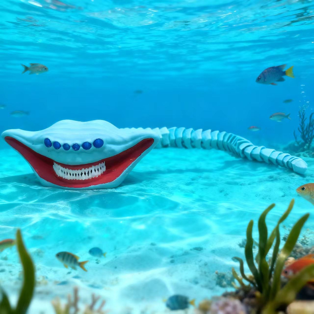 3d Printed Deep Sea Monster Se - огляд і ціна 3D Printing Gif