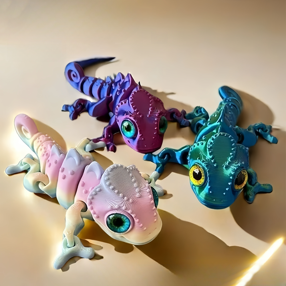 3D Printing Chameleon Figures  - огляд і ціна 3D Printing Gif