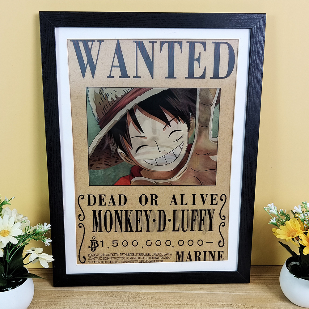 Anime Art One Piece Luffy Zoro - огляд і ціна 3D Printing Wall