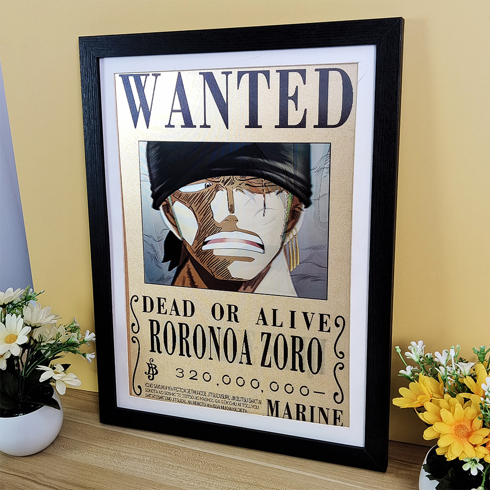 Anime Art One Piece Luffy Zoro - огляд і ціна 3D Printing Wall