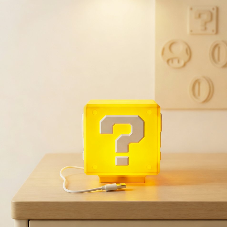 2026Question Block Lamp with S - огляд і ціна 3D Printing Lamp