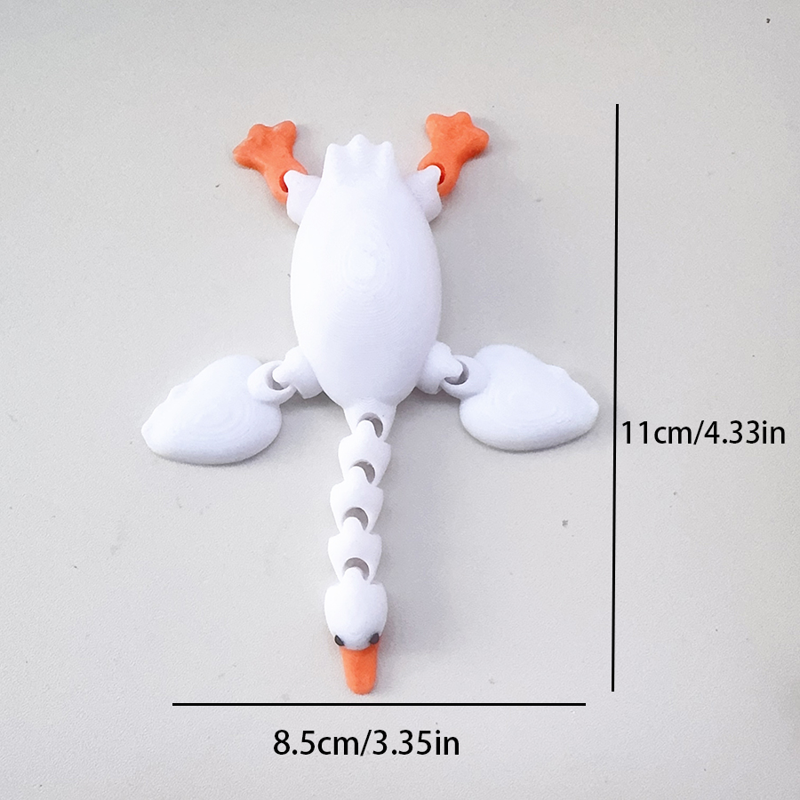 3d Printed Cute White Goose Mo - огляд і ціна 3D Printing Eagle