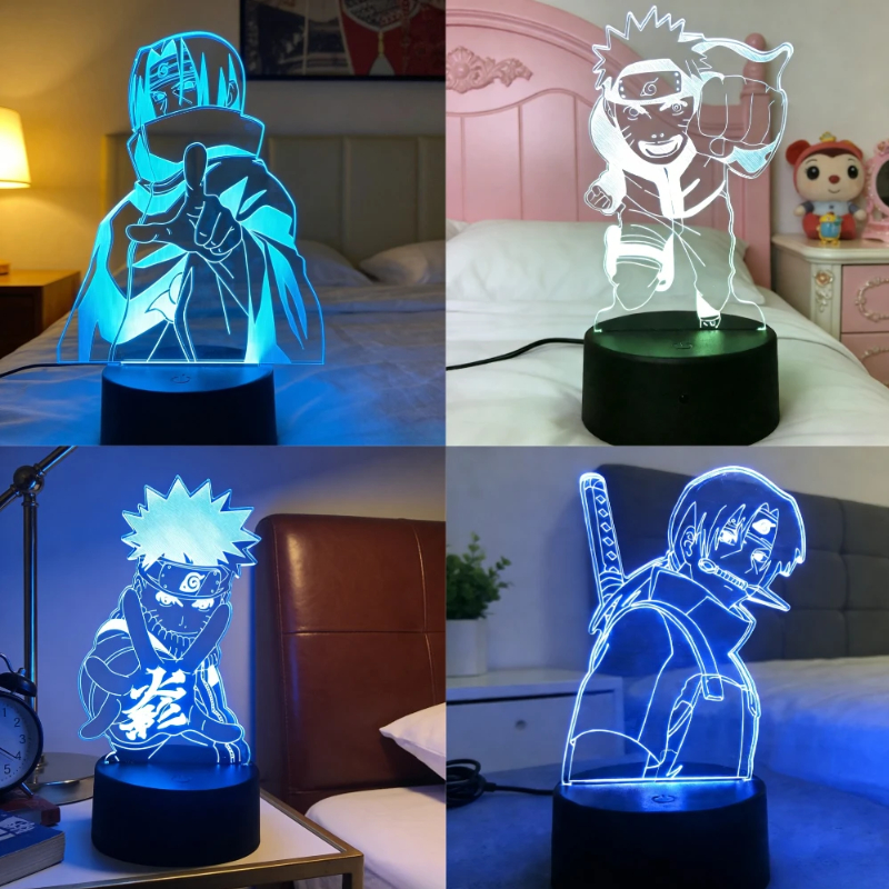Anime Uzumaki Nar Ut O LED Nig - огляд і ціна 3D Printing Lamp