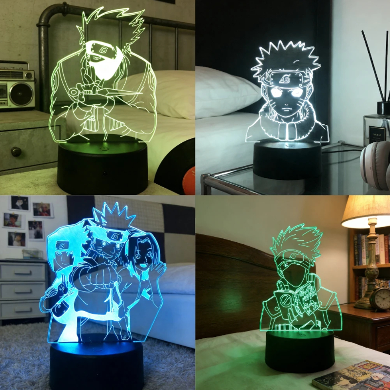 Anime Uzumaki Nar Ut O LED Nig - огляд і ціна 3D Printing Lamp
