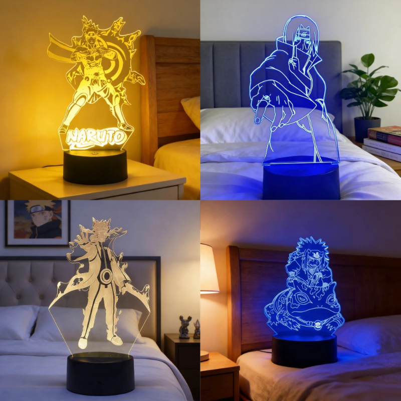 Anime Uzumaki Nar Ut O LED Nig - огляд і ціна 3D Printing Lamp