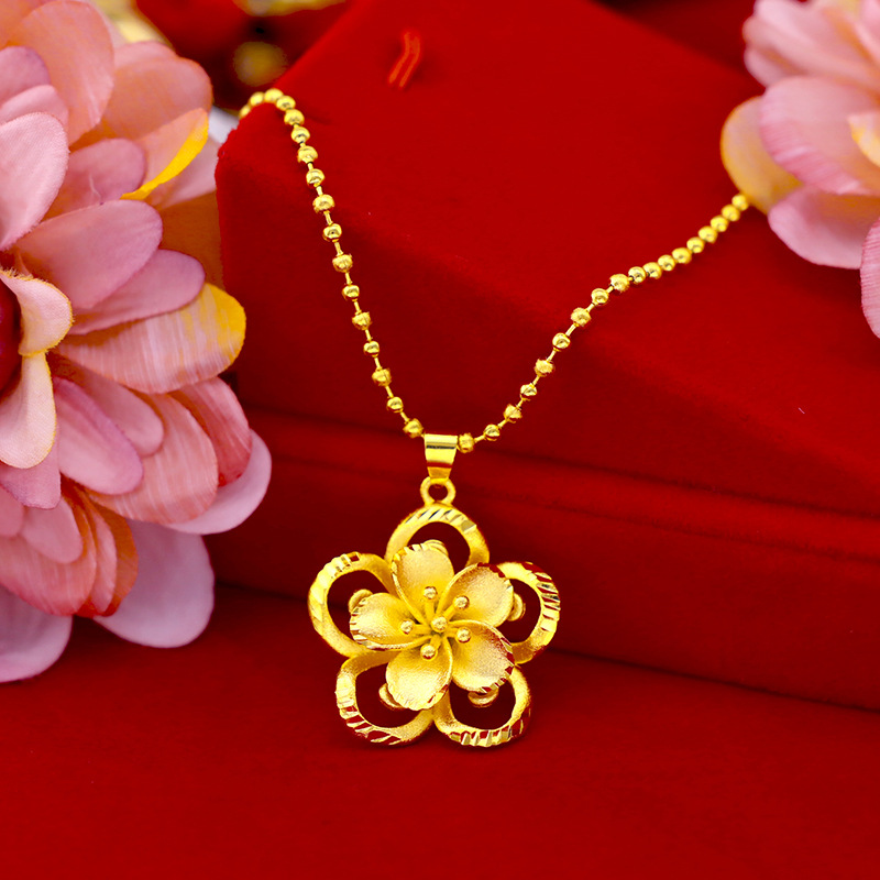 999 Pure Gold Sunflower Pendan - огляд і ціна 3D Printing Jewellery