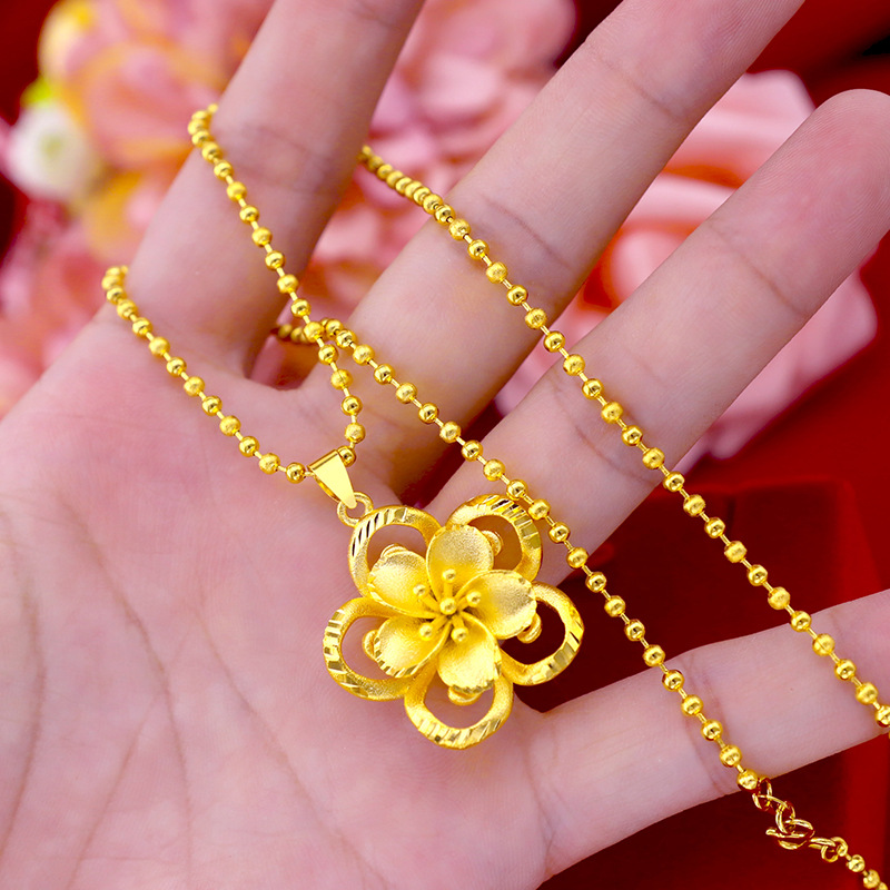 999 Pure Gold Sunflower Pendan - огляд і ціна 3D Printing Jewellery