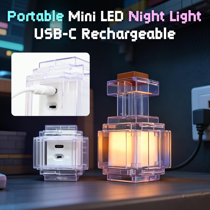Rechargeable Night Light 7 Col - огляд і ціна 3D Printing Lamp