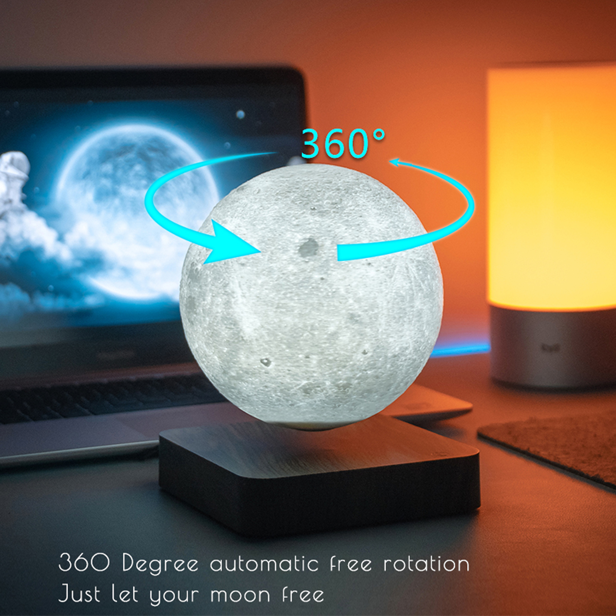 Minimalism Magnetic Levitation - огляд і ціна 3D Printing Lamp
