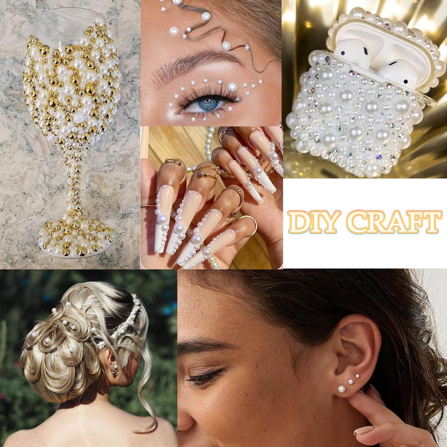 1Box 3800pcs 3D Flatback Pearl - огляд і ціна 3D Printing Jewellery