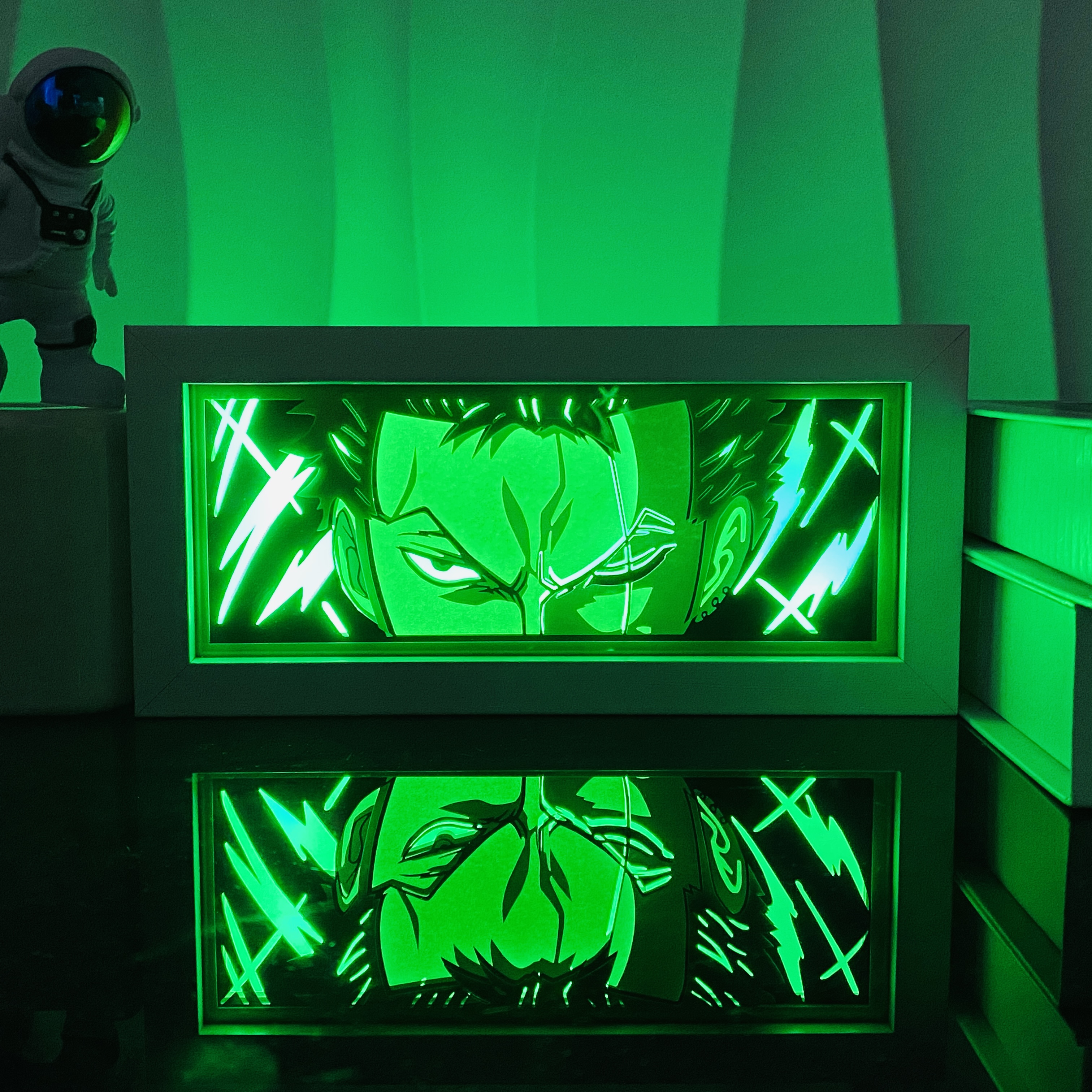 Anime Light Box Paper Cut Shad - огляд і ціна 3D Printing Lamp
