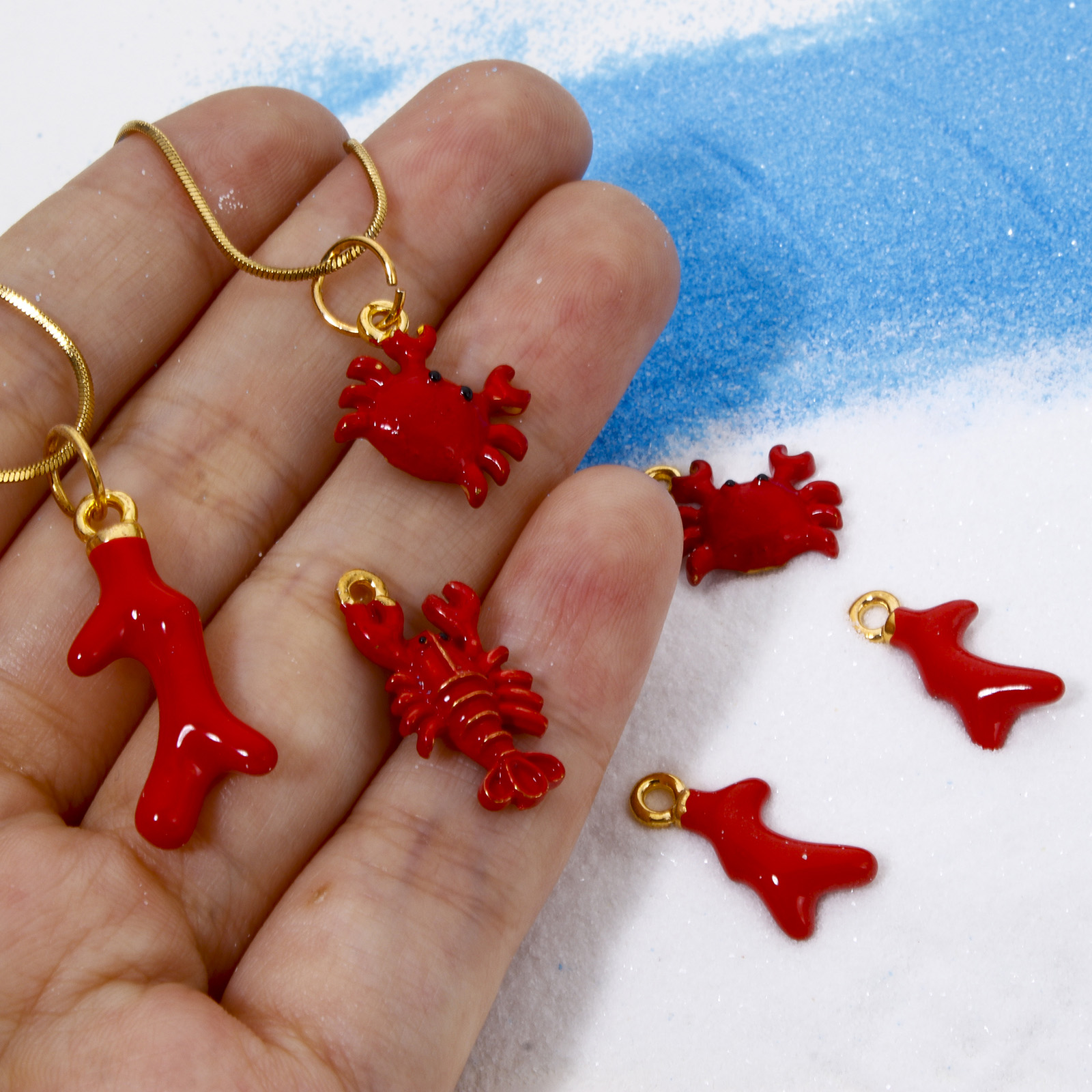10 PCs Zinc Based Alloy Ocean  - огляд і ціна 3D Printing Jewellery