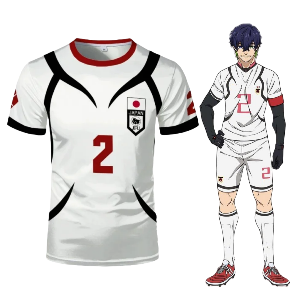 Anime Aiku Shirt Cosplay Costu - огляд і ціна 3D Printing Custom