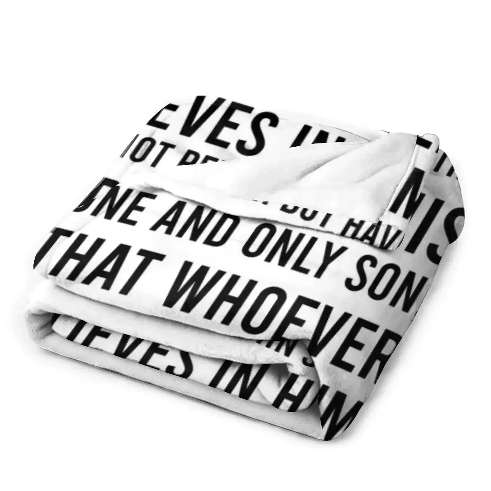 John 3:16 Bible Verse Throw Bl - огляд і ціна 3D Printing Verse
