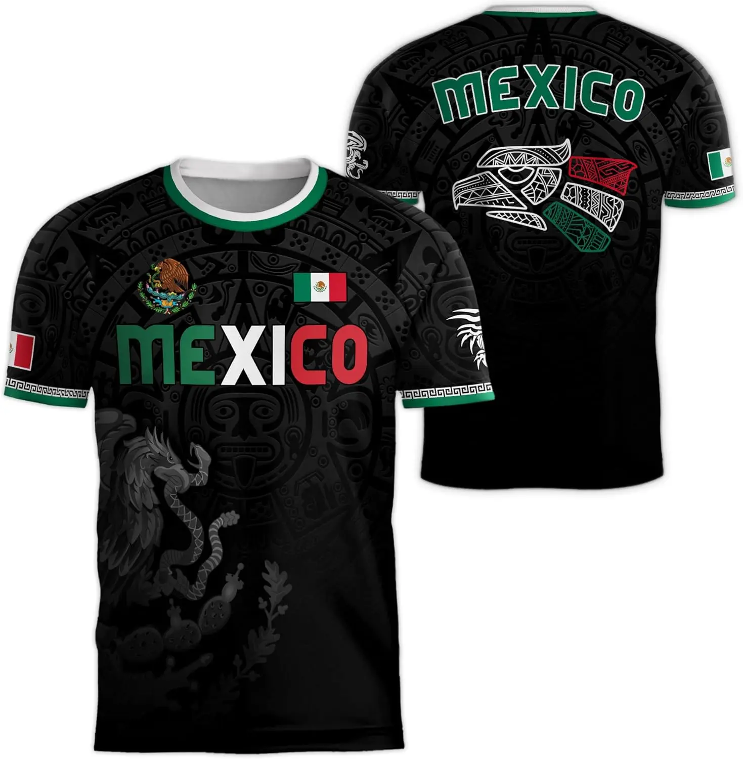 Mexico National Flag Print T S - огляд і ціна 3D Printing Eagle
