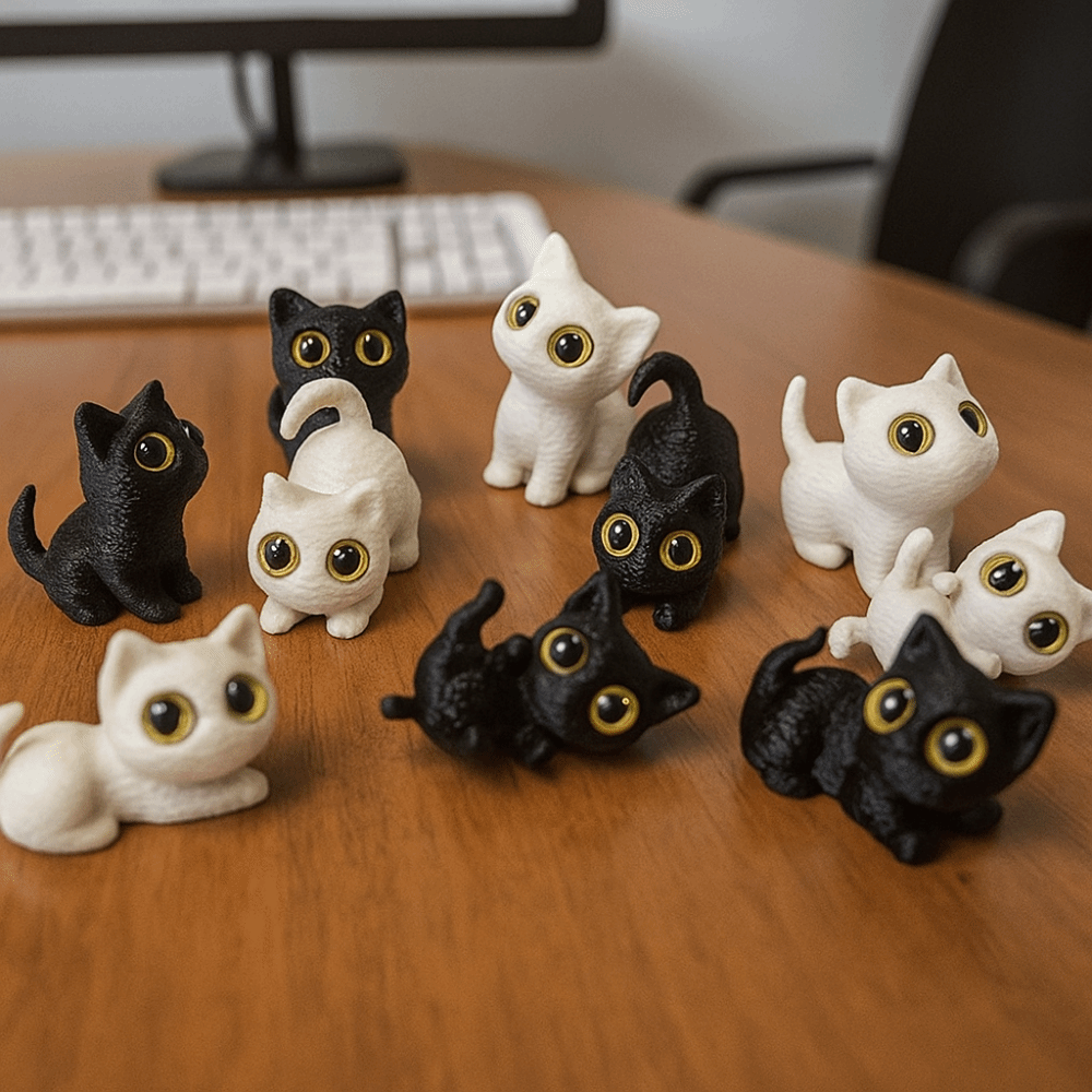 PLA Halloween Cat Anime Figure - огляд і ціна 3D Printing Figure