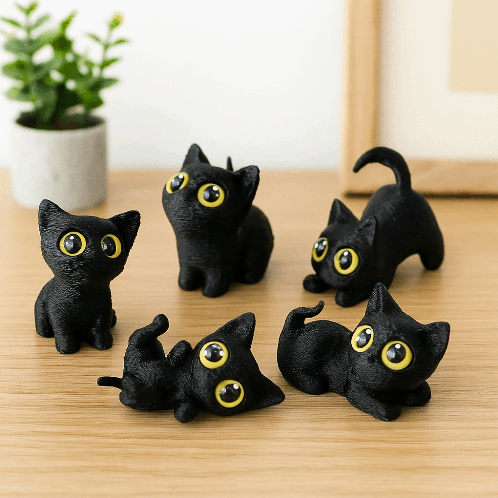 PLA Halloween Cat Anime Figure - огляд і ціна 3D Printing Figure