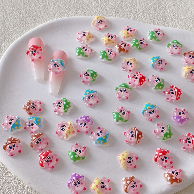 2/10/20pcs Kirby Nail Charms 3 - огляд і ціна 3D Printing Design