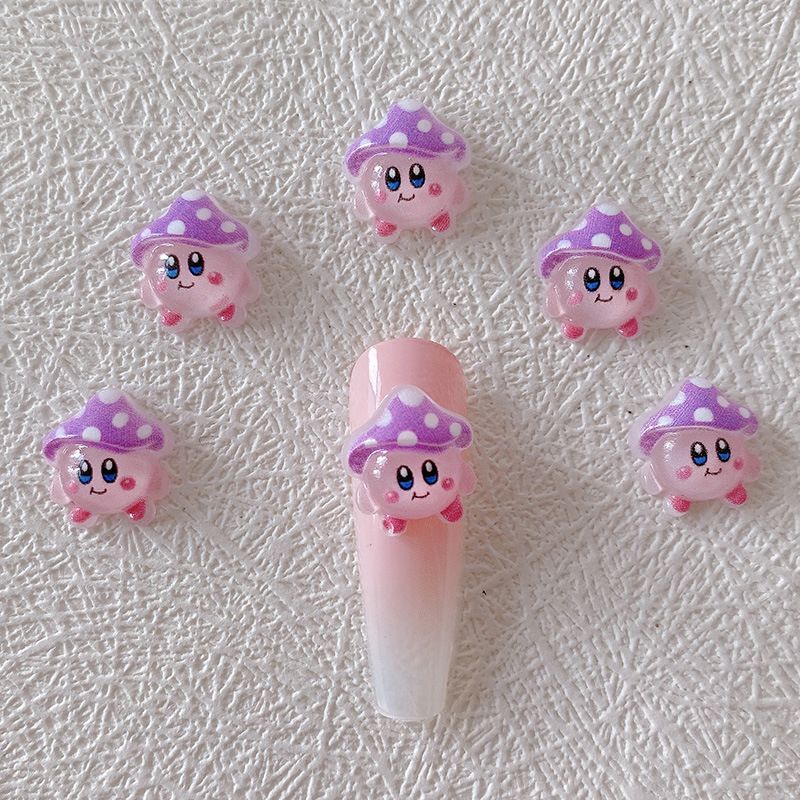 2/10/20pcs Kirby Nail Charms 3 - огляд і ціна 3D Printing Design