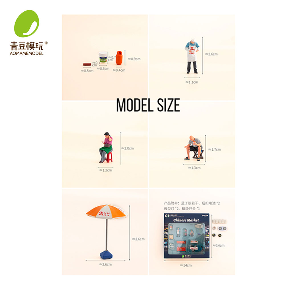 1/64 Night market s Model Kit- - огляд і ціна 3D Printing Liquid