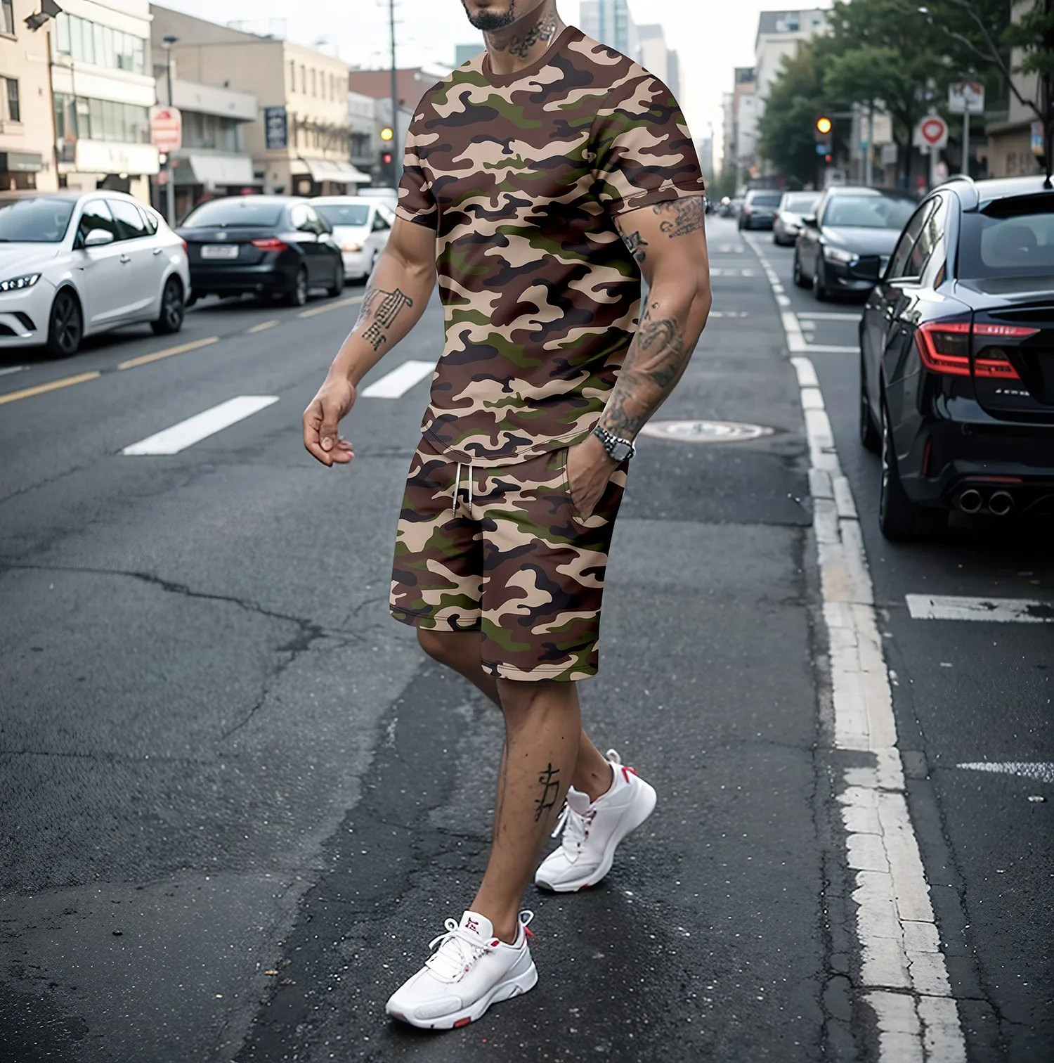 Camouflage Outdoor Tracksuits  - огляд і ціна 3D Printing Custom