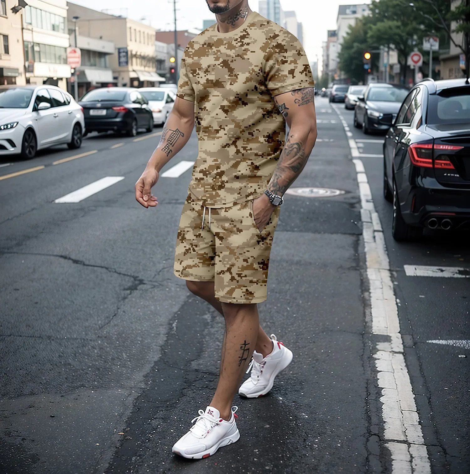 Camouflage Outdoor Tracksuits  - огляд і ціна 3D Printing Custom