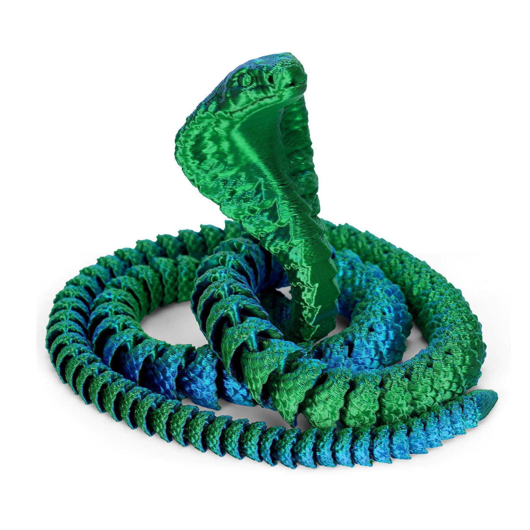3D Printed Snake Serpent Figur - огляд і ціна 3D Printing Figure