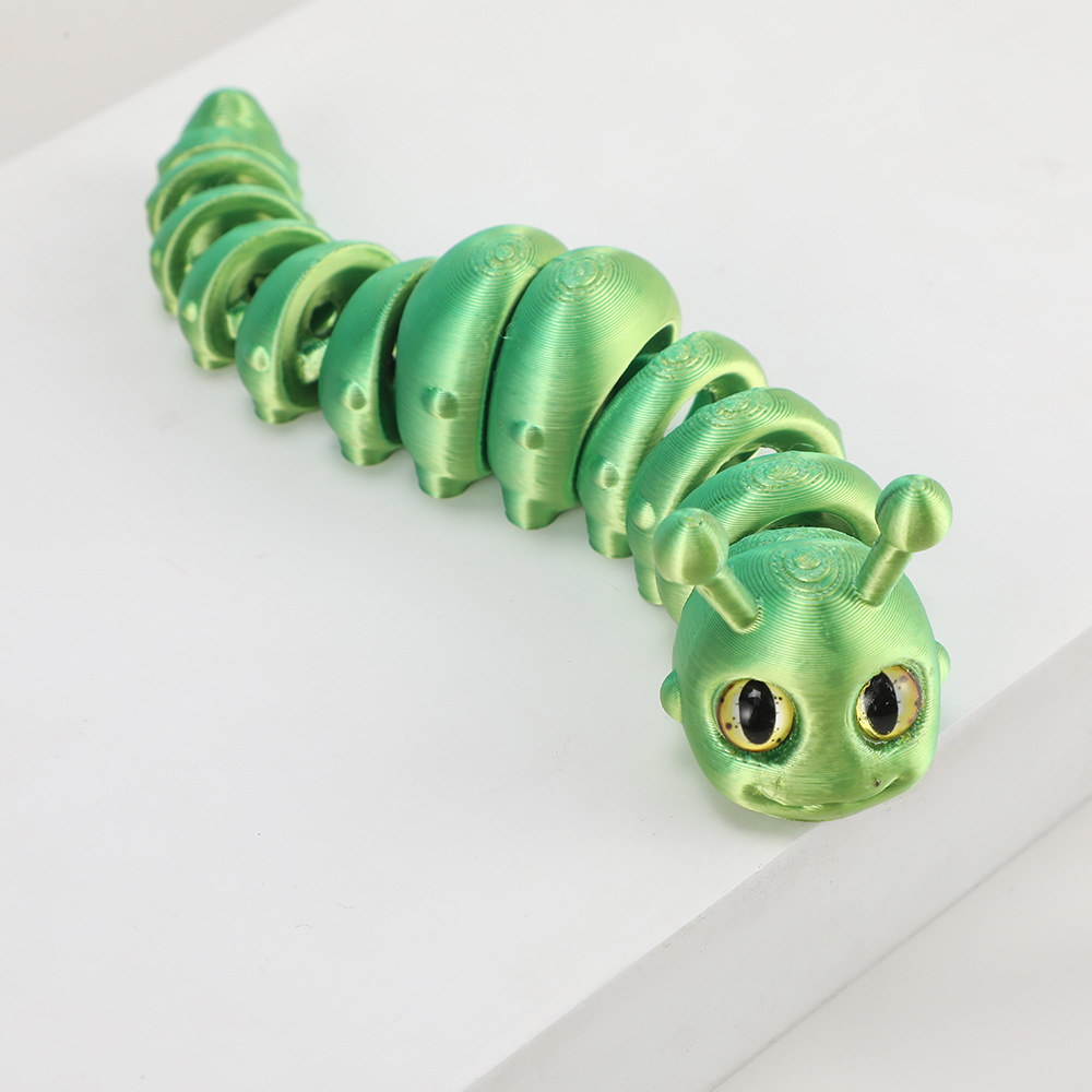 New 3D Printed Caterpillar Toy - огляд і ціна 3D Printing Gif